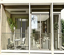 Гарден-дублекс с террасой и садом