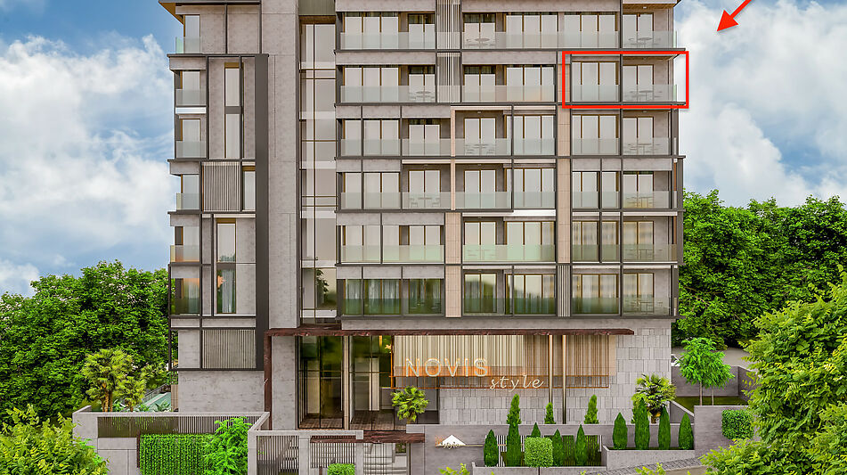 Трехкомнатная с панорамным видом!