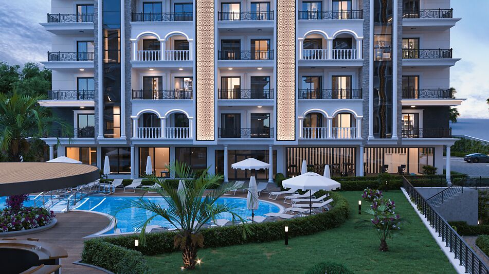 Видовая 2-х комнатная ЖК Sehriyar