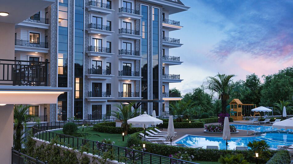 Видовая 2-х комнатная ЖК Sehriyar