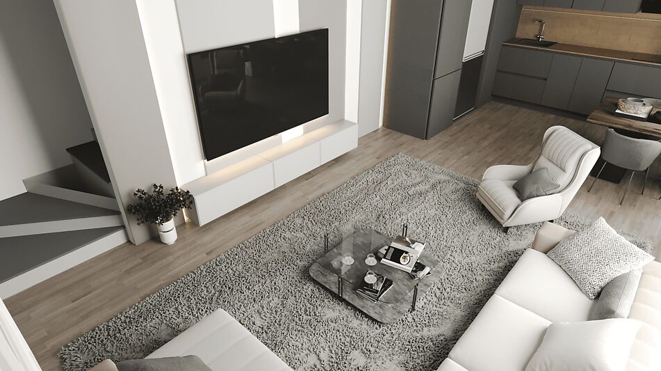 Недорогая 2+1 с видом на море!