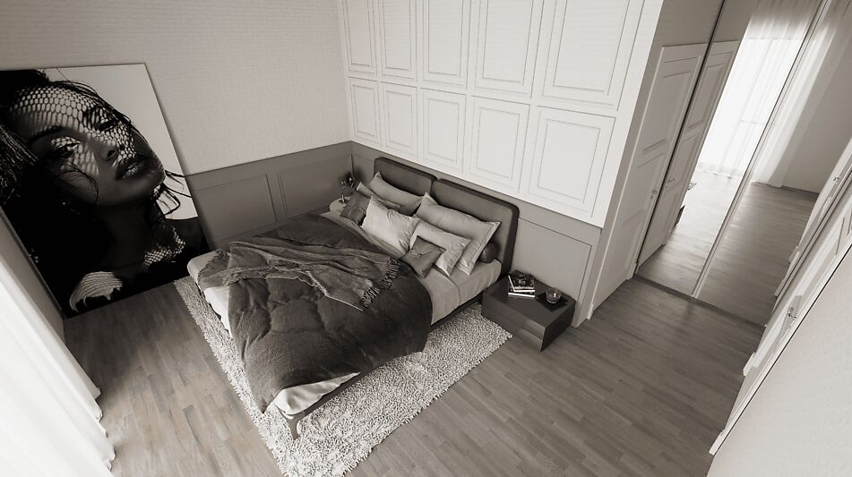 Недорогая 2+1 с видом на море!