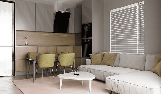 Недорогая 2+1 с видом на море!