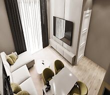 Недорогая 2+1 с видом на море!