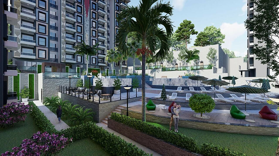 Недорогая 2+1 с видом на море!