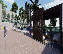 Недорогая 2+1 с видом на море!