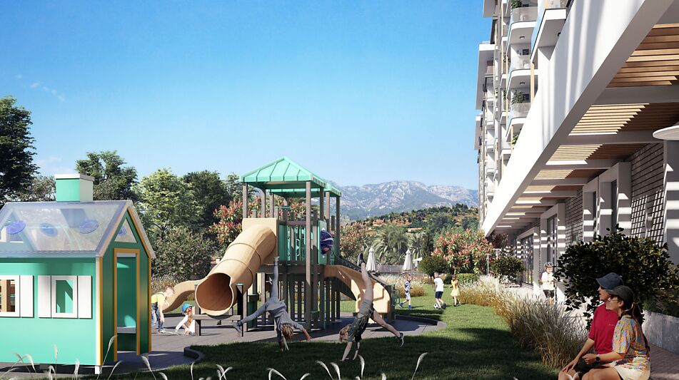 Недорогая 2+1 в ЖК Faralya Legend