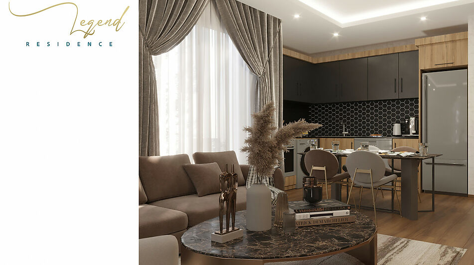 Недорогая 2+1 в ЖК Faralya Legend