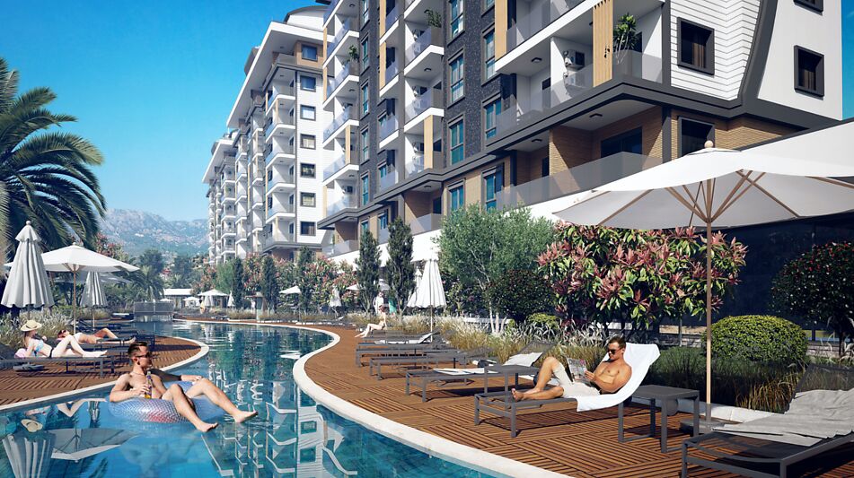 Недорогая 2+1 в ЖК Faralya Legend