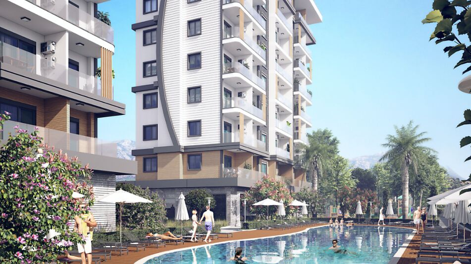 Недорогая 2+1 в ЖК Faralya Legend