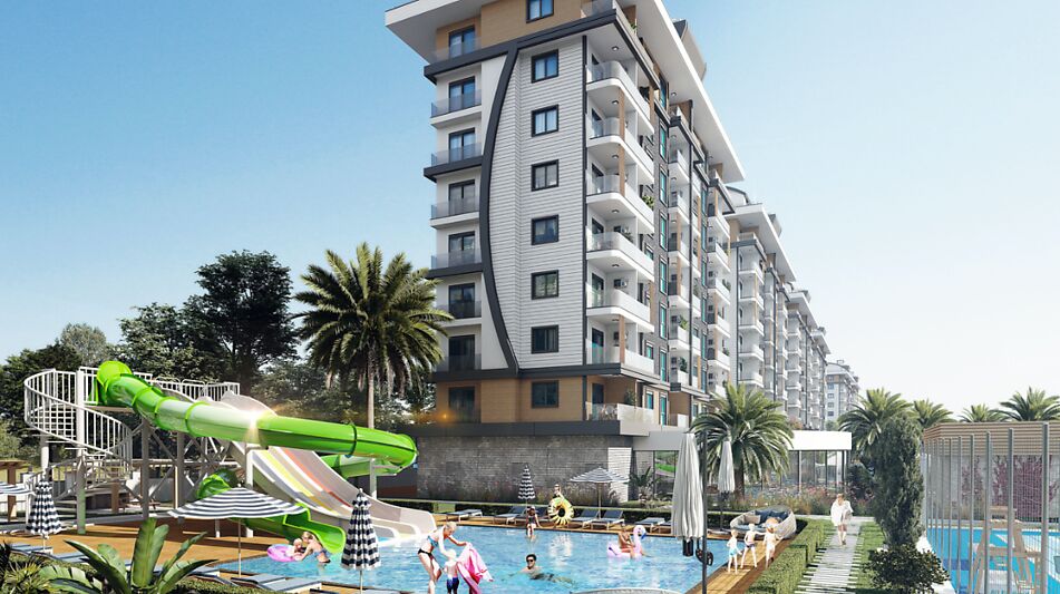 Недорогая 2+1 в ЖК Faralya Legend