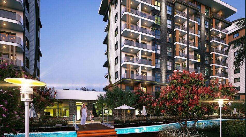 Недорогая 2+1 в ЖК Faralya Legend