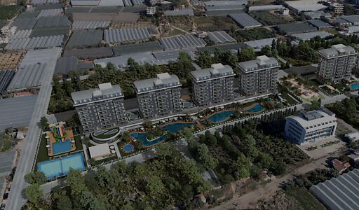 Недорогая 2+1 в ЖК Faralya Legend