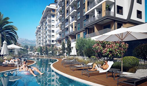 Большая 1+1 в ЖК Faralya Legend