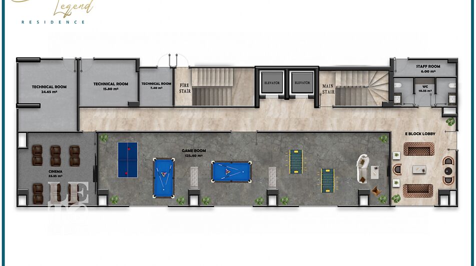 Пентхаус 5+1 в ЖК Faralya Legend!