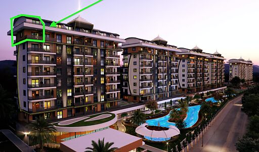 Пентхаус 5+1 в ЖК Faralya Legend!