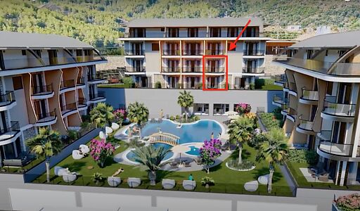 Гарден-дуплекс с видом на море!