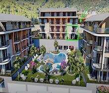 Гарден-дуплекс 2+1. Вид на море!