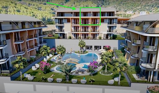 Пентхаус 2+1 с видом на море!