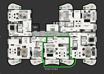 Пентхаус 2+1 с видом на море!