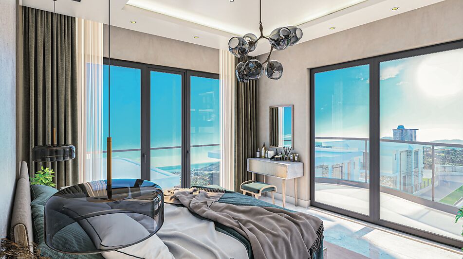 Пентхаус 3+1. Вид на море и горы!