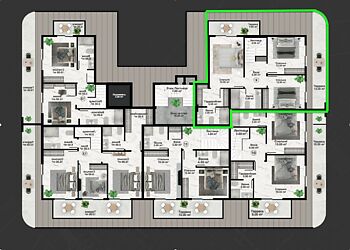 Пентхаус 4+1. Вид на море и горы!