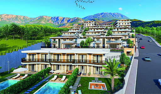 Пентхаус 4+1. Вид на море и горы!