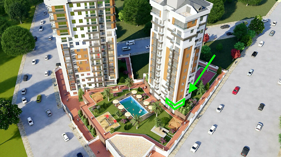 Гарден - флэт в Exodus Green Hill