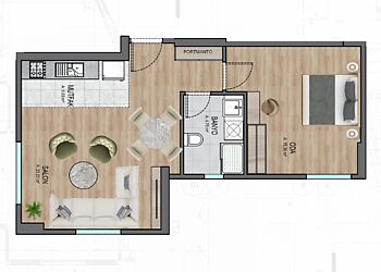 Гарден - флэт в Exodus Green Hill