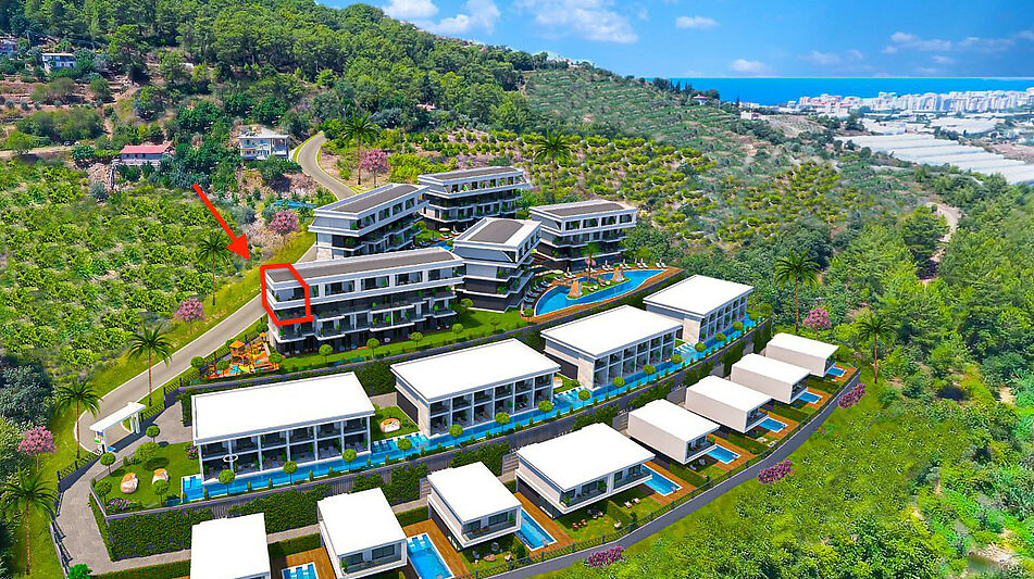 Торцевой пентхаус в Lake Terras V