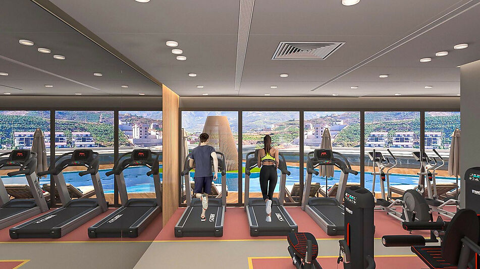 Террас-дублекс 2+1 с бассейном!