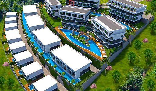 Террас-дублекс 2+1 с бассейном!