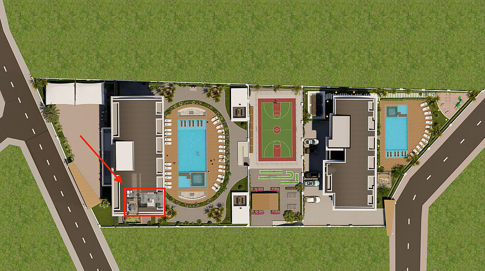 Двухкомнатная с видом на море!