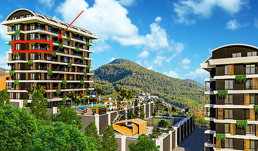 Двухкомнатная с видом на море!