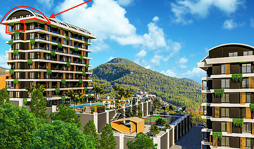 Пентхаус 3+1 с видом на море!