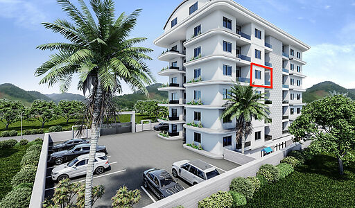 Двухкомнатная квартира в Газипаше