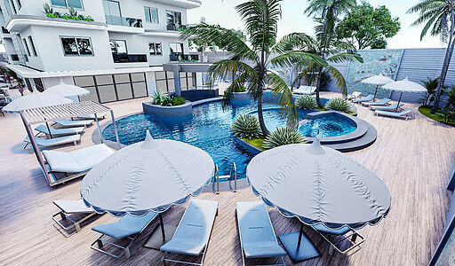 Двухкомнатная квартира в Газипаше