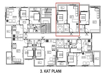 Двухкомнатная квартира в Газипаше