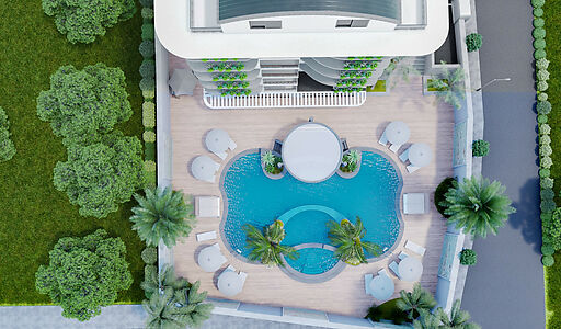 Недорогой 4+1 пентхаус в Газипаше