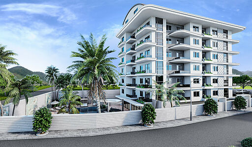 Недорогой 4+1 пентхаус в Газипаше