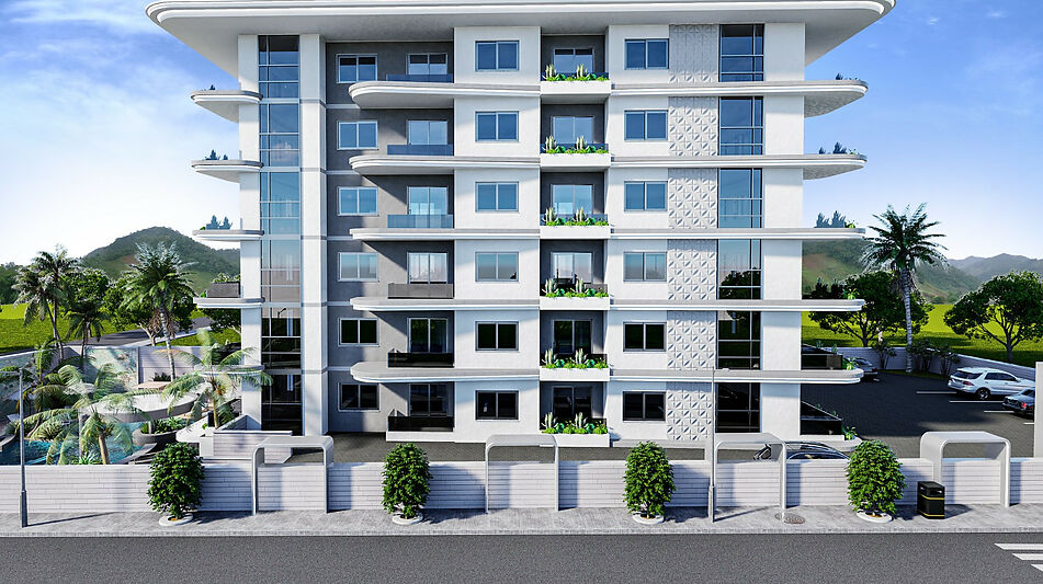 Недорогой 4+1 пентхаус в Газипаше