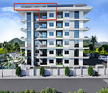 Недорогой 4+1 пентхаус в Газипаше