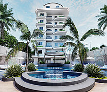 Недорогой 4+1 пентхаус в Газипаше