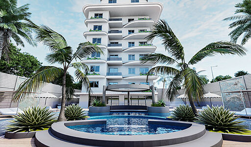 Недорогой 4+1 пентхаус в Газипаше