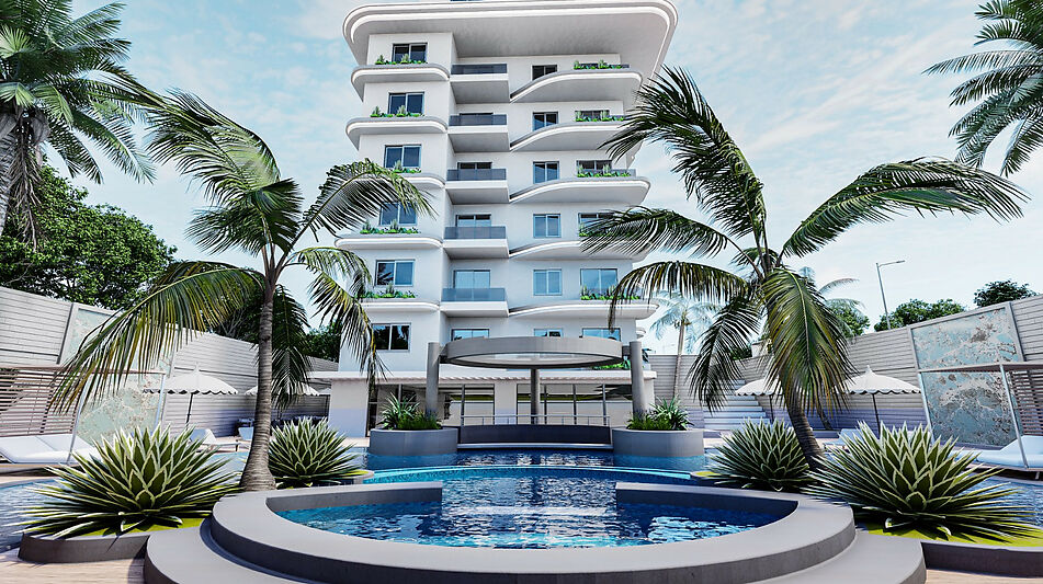 Недорогой 4+1 пентхаус в Газипаше