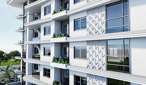 Недорогой 4+1 пентхаус в Газипаше