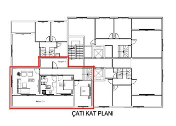 Недорогой 4+1 пентхаус в Газипаше