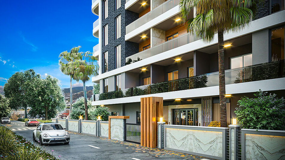 Линейная 5-ти комн. в Махмутларе!