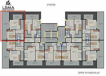 Пентхаус 2+1 с видом на море!