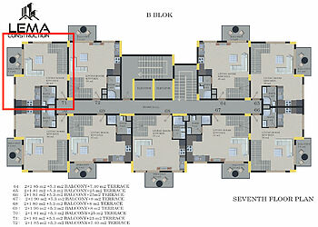 Пентхаус 2+1 с видом на море!